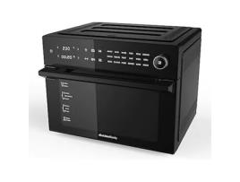 Fritadeira de Ar Quente Family Benedetta Preto 30L 1800W Temperatura Ajustável Temporizador MELCHIONI