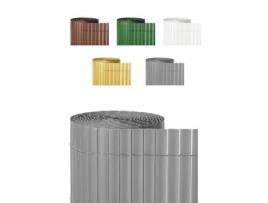 Vedação dupla face em PVC 1600Gr/M² Vedação invisível resistente aos raios ultravioleta e à proteção do vento Cinzento 1,5X3M