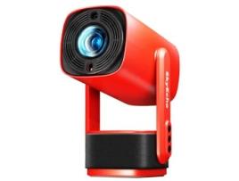 Projetor SKYECHO Freeone 350Asni Lumens 1080P com Suporte para Rotação de 270°