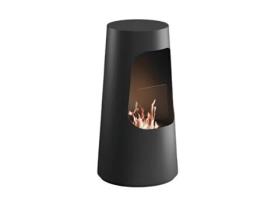 Lareira Bioetanol Dubai Preto 2500W TECNOAIR SYSTEM