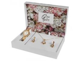 Conjunto Relógio + Joalharia GINA TAYLOR