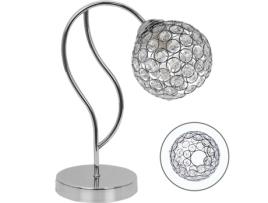 Candeeiro de Mesa Balbina 1Xe27 C.15Xl.27Xalt.35Cm Cromado FERRIMEX