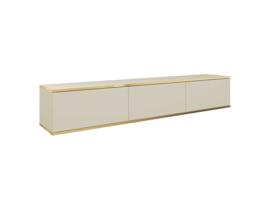 Móvel para Televisão com Função Push-To-Open. P : L : 175 Cm A: 30 Cm P : 32 Cm Bege 3XELIVING