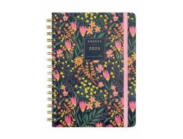 Agenda FINOCAM Moniquilla A5 15,5 x 21,2 cm 2025 Floral