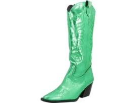 Sapatos de Mulher YELLOW Fancy Pele Verde (39)