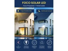 Projetor 300W 340 LED com painel solar e comando MAGIC SELECT
