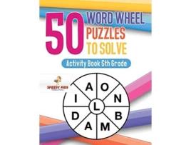 Livro 50 Word Wheel Puzzles to Solve Activity Book 5th Grade de Speedy Kids (Inglês)