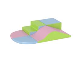 Blocos de Espuma Pu e Epe Cor Multicolor 150X100X24 Cm HOMCOM