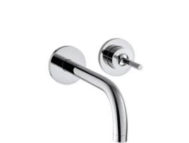 Misturadora Monocomando de Lavatório HANSGROHE Axor Uno Rosetas para Montagem na Parede Projeção 225 Mm Cor: Crómio