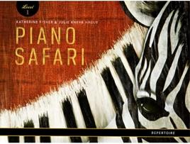 Livro Piano Safari de Katherine Fisher e Julie Kneer (Inglês)