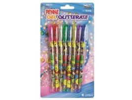 NIJI 5302 Gel Pen Caneta Gel com Tampa Multicolor 8 Peças