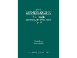 Livro St Paul Op 36 Vocal score German Edition de Felix Mendelssohn (Alemão)