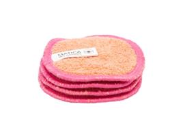 Discos Desmaquilhantes Reutilizáveis MATICA COSMETICS Peach (4 unidades)