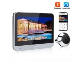 Câmera Wi-Fi Sem Fio Campainha Inteligente Monitoramento Remoto 1080P ZXXI