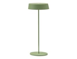 Inemuri Pale Green Usb Touch Led Candeeiro de Mesa Recarregável e Regulável 12H Autonomia ROSSINI ILLUMINAZIONE
