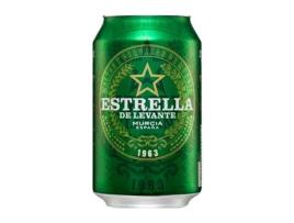 Cerveja ESTRELLA DE LEVANTE Lata (0.33 L - 24 Unidades)
