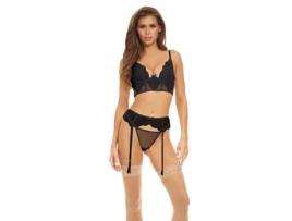 Conjunto de Lingerie BOMBSHELL BOUDOIR Preto (L)