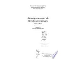 Livro Antologia Escolar De Literatura Brasilei de Goncalves (Português do Brasil)