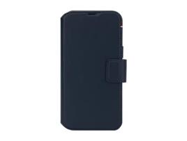 Capa Fólio Magsafe Concha Amovível para iPhone 16 Pro DECODED com Porta-Cartões Azul