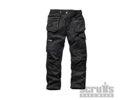 SCRUFFS T54502 Pantalón Trade Flex Color Negro