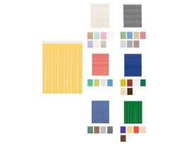 Cortinas exteriores impermeáveis ??– Cortinas anti-moscas para terraços e varandas Diana - Amarelo Cristal 140 x 240 cm