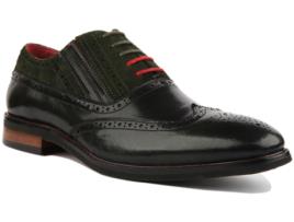 Sapatos de Homem JUSTINREESS ENGLAND Pele Verde (41)