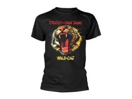 T-shirt TYGERS OF PAN TANG Wild Cat (Algodão-Preto-L)