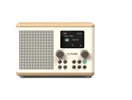 Rádio Digital Classic H4 Algodão Branco/Carvalho PURE