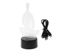 Ilusão 3D Ilusão Ioga Meditação Luz Noturna 7 Cores Mudança de Led Candeeiro de Mesa de Mesa EALLC