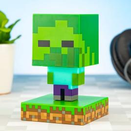 Paladone Luz Icons Zombie Minecraft One Size Green / Blue