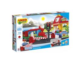 Blocos de Encaixe UNICO A Grande Ferrovia (Idade Mínima: 2 - 100 Peças)