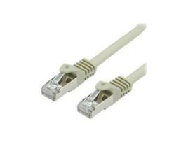 ITB Solution Economy Rj-45 M Patch Cord para Rj-45 M 50 Cm Sftp Pimf Cat 7 Moldado Cinza