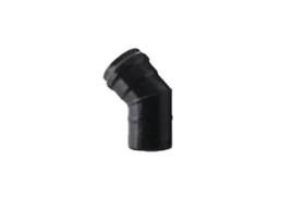 SAVE FUMISTERIA Plus Pn804 Tubo Cotovelo para Chaminé Preto