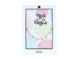 Colar Dourado Aco LOVELY STORY Corações Avo Es Unica Bc231303-Pt