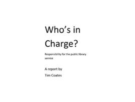 Livro Whos in Charge Responsibility for the Public Library Service de Joanot Martorell (Inglês)