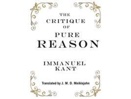 Livro The Critique of Pure Reason de Immanuel Kant (Inglês)