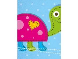 Tapete HOUSE OF KIDS Ultra Soft Tortue (Azul - 130x180cm)