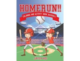 Livro Homerun Coloring and Activity Book Baseball de Jupiter Kids (Inglês)