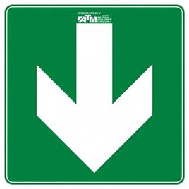 Señal de seta bidirecional para direita e esquerda PVC Classe A ATM-SEÑALIZACIÓN