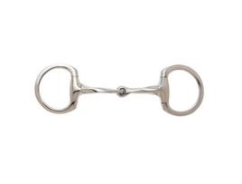 Snaffle Torcido de Ponta de Ovo Prateado 12.5 Cmsefton