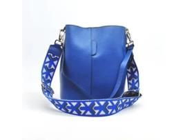 Mala Tiracolo de Mulher SOTEIRA Venezia Genuíno Pele Azul (24x27.5x16.5cm)