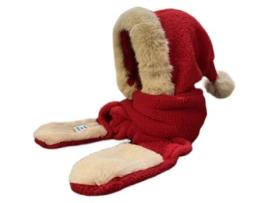 Conjunto Gorro + Cachecol + Luvas WAX Macio e Fofinho