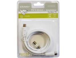 Cabo de Tv Macho/Fêmea de 9,52 Mm Adaptador Macho Macho 2 M