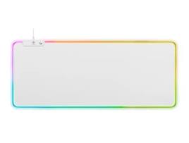 Tapete de Rato com Rgb Xl DELTACO GAMING Gam-079-W Branco