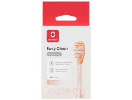 Recarga Escova de Dentes Elétrica Easy Clean Laranja OCLEAN