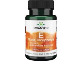 Vitamina e Tocoferóis Mistos 268 Mg 100 Cápsulas SWANSON