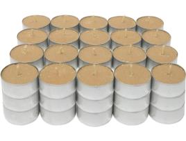 Velas Perfumadas para Chá Vela para Aquecedor de Chá Tealight Duração de 4 5 Horas Cheiro de Canela COM-FORT HOUSE
