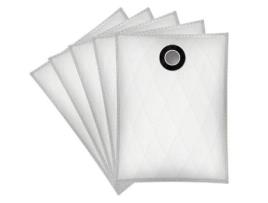 GISOWATT 83131B0I Pacote de 5 Sacos de Fibra 20 L Classe M