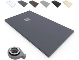 Base de Duche Resina Grafite 100X170 Quadro Válvularejilla 170X100 ESTILOBAÑO