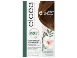Cor da mancha especialista permanente: 6,34 marrom cobre claro ELCÉA
